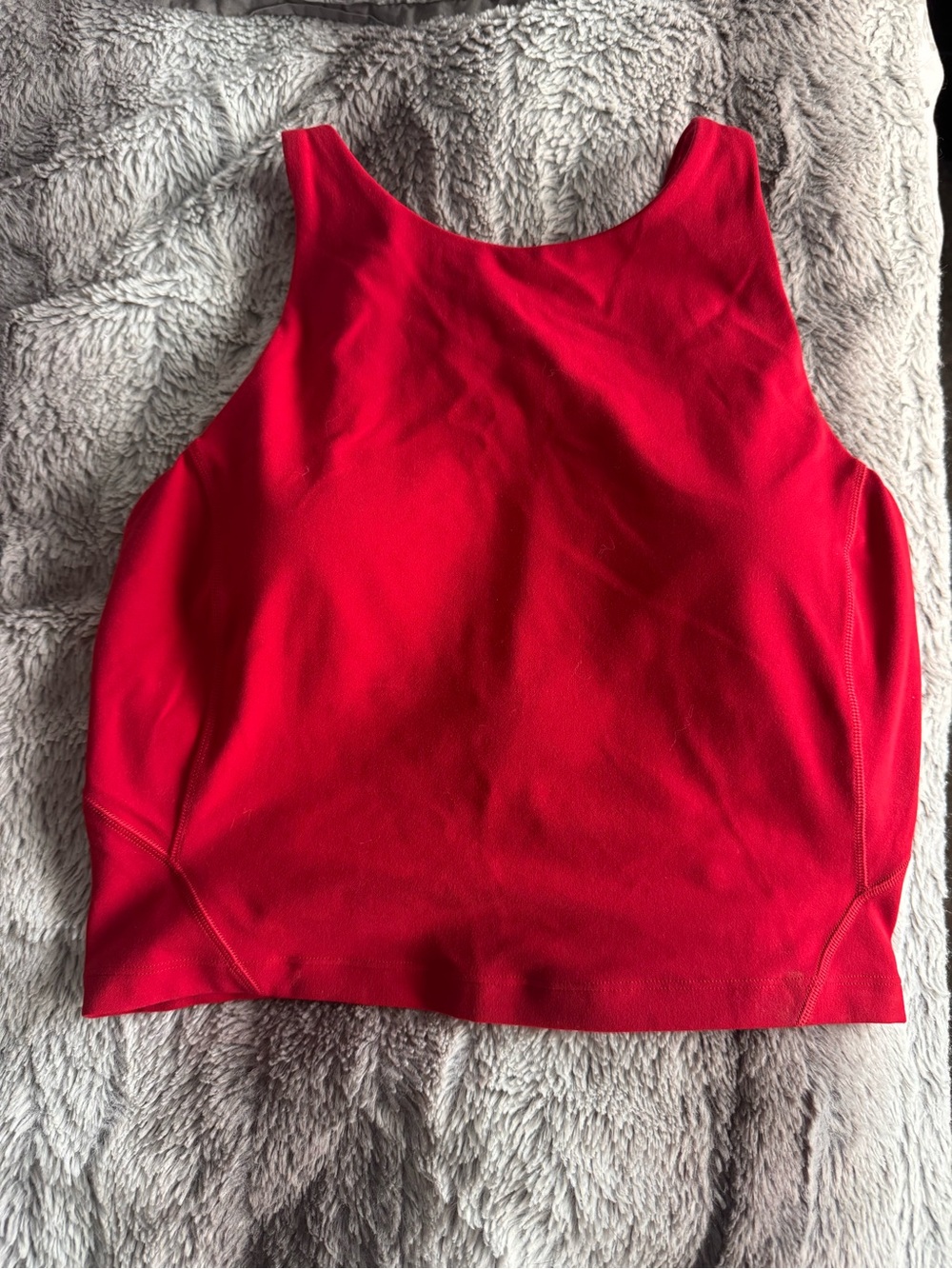 lululemon athletica Red Athletic Tank Crop